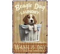 Laundry Room 500 Pieces Wooden Jigsaw Puzzles for Adults- Beagle Dog Laundry Wash & Dry All Fur Varieties Suitable for All Puzzle Toy Enthusiasts, Educational Educational Art Collectibles