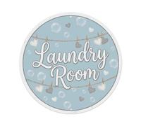 Laundry Room Clothesline Farmhouse Metal Tin Sign