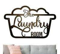 Laundry Room Metal Wall Decor, Rustic Laundry Room Signs, Hanging Laundry Room Decor, Vintage Room Wall Sign, Laundry Room Sign with Black Letter, Laundry Room Wall Art, Rustic Wall Sign, Laundry Room