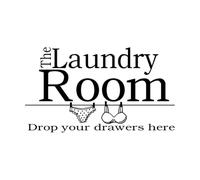 Laundry Room Wall Decal Quote Vinyl Sticker Poster Removable Mural Decor Small - 42x72cm