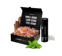 Laundry Sauce - Luxury Scented Laundry Detergent Pods & Scent Booster Bundle (Australian Sandalwood), Premium Laundry Washing Pods with High-End, Sophisticated Fragrances, Dye Free & HE Compatible