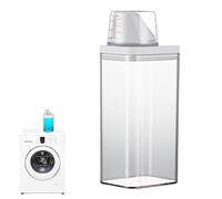 Laundry Scent Booster Container - 1/4 Laundry Detergent Holder With Lids,Scent Booster Beads Dispenser for Laundry Room Storage Bottle Laundry Room Organizer for Fabric Softener,with Measuring Cup