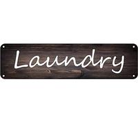 Laundry Sign,Laundry Room Decor,Rustic Farmhouse Laundry and Home Decor 4x16 Inch