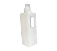 Laundry Soap Dispenser 1250ml for Hotel Laundry Room, Commercial Liquid Detergent Bottle with Handle, 1.25L PE Container for Soap and Softener