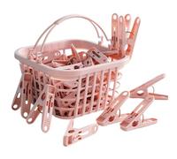 Laundry Sock Clips - 30 Pieces Windproof Pins Small Pegs for Household Clothes Airer, Portable Fasteners | Greeting Cards, Photos, Underwear