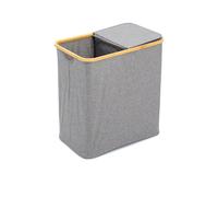 Laundry Sorter 90L - 2-Fächer Laundry Bin with Lid 53, 5x33x56 CM Laundry Basket