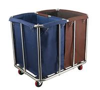 Laundry Sorter Cart on Wheels Commercial Laundry Trolley Heavy Duty Laundry Cart with Removable Bag for Hotels Laundry Rooms (Size : B)