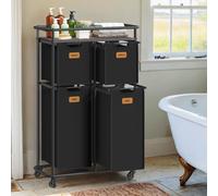 Laundry Sorter, Laundry Basket with Wheels
