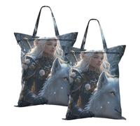 Laundry Travel Bags Waterproof Wet Dry Yoga Bags Training 2pcs Dirty Laundry Travel Bag With Handle Anime Game Winter Playroom Wolf