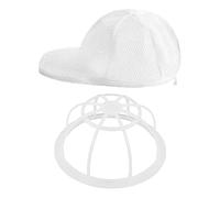 Laundry Wash Bag - Baseball Cap Cleaning Frame, Protective Washing Rack | Structured Mesh Organizer Tool Adult Kids, Multifunctional Care Holder for Machine Wash Dryer Shape Maintenance