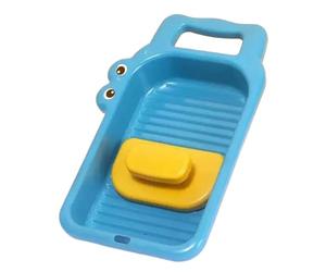 Laundry Wash Board, Household Portable Crocodile Laundry Pad, Kids Training Washing Board, for Dorm Travel Camping Home School
