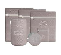 Laundry Washing Bag, 6 Pcs Anti Bra Protector Bags with Zipper, Machine Washable, Anti-Deformation for Clothes