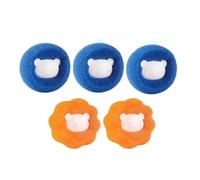 Laundry Washing Balls Machine Filter Cats Hair Remover Pets Lint Trap Reusable Ball Wool Patch Removes From Clothes High-Efficiency Cleaning(Mix 5PCS-B)
