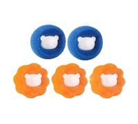 Laundry Washing Balls Machine Filter Cats Hair Remover Pets Lint Trap Reusable Ball Wool Patch Removes From Clothes High-Efficiency Cleaning(Mix 5PCS-A)