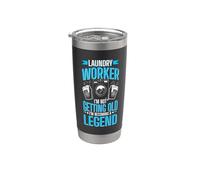 Laundry Worker - I'm Not Getting Old, I'm Becoming A Legend Stainless Steel Insulated Tumbler
