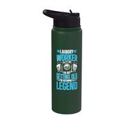 Laundry Worker - I'm Not Getting Old, I'm Becoming A Legend Stainless Steel Insulated Water Bottle