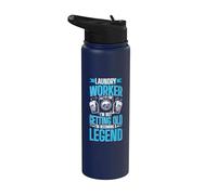 Laundry Worker - I'm Not Getting Old, I'm Becoming A Legend Stainless Steel Insulated Water Bottle