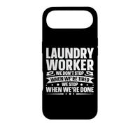 Laundry Worker - We Don't Stop Until We're Done Case for iPhone Air