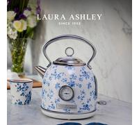 Laura Ashley 1.7L Electric Kettle Quiet Fast Boil Cordless Stainless Steel 3000W