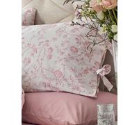 Laura Ashley 2 Pack Pure Cotton Aria Pillowcases Blush