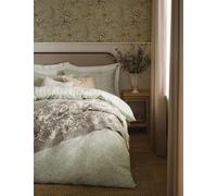 Laura Ashley 2 Pack Pure Cotton Elmdon Pillowcases Green Mix