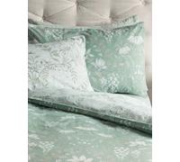 Laura Ashley 2 Pack Pure Cotton Sateen Parterre Pillowcases Green Mix