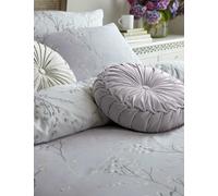 Laura Ashley 2 Pack Pure Cotton Sateen Pussy Willow Pillowcases Light Purple