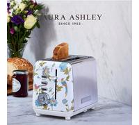 Laura Ashley Elveden 2 Slice Toaster - White, none