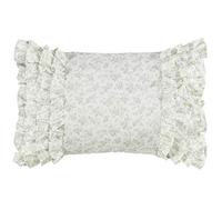 Laura Ashley 220887 Harper Breakfast Pillow, Pale Green, 14x20
