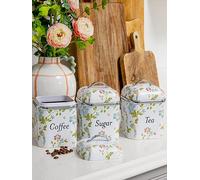Laura Ashley 3 Canister Set White