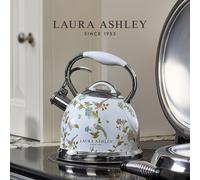 Laura Ashley 3L Stovetop Kettle Whistling for Gas,Stainless Steel Induction Hob
