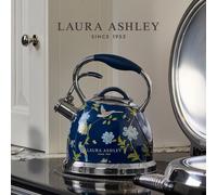 Laura Ashley 3L Whistling Kettle for Gas,Induction Hob Stainless Steel Stovetop