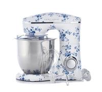 Laura Ashley 4.8 Quarts Electric Stand Mixer with Attachments - Easy to use Countertop Kitchen Mixer with Bowl - Cake, Dough Mixer Machine with Dough Hook, Beater, Egg Whisk & Handy Splash Cover