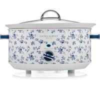 Laura Ashley 6.5L Slow Cooker with Ceramic Pot Glass Lid 3 Heat Settings