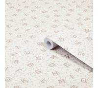 Laura Ashley Alphabet Grey Kids Smooth Wallpaper