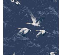 Laura Ashley Animalia Midnight Animal Smooth Wallpaper