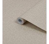 Laura Ashley Annecy Linen Damask Smooth Wallpaper Sample