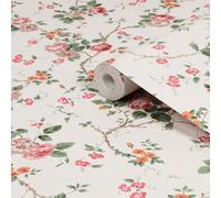 Laura Ashley Antique Pink Mountney Garden Smooth Wallpaper
