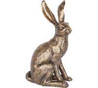 Laura Ashley Antiqued Large Sitting Hare Sculpture in Bronze Laura Ashley Bronze