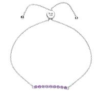 Laura Ashley B5584M Alford Meadow Light Amethyst Bracelet Sterling Silver