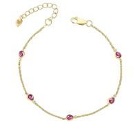 Laura Ashley B5603M Thornage Flowers Station Bracelet Sterling Silver