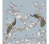 Laura Ashley Belvedere Blue Animal Matt Mural