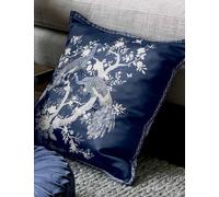 Laura Ashley Belvedere Embroidered Cushion Blue Mix