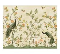Laura Ashley Belvedere Garden Print In A Wood Frame - 40 X 50Cm