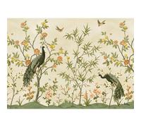 Laura Ashley Belvedere Garden Print In A Wood Frame - 50 X 70Cm