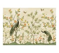 Laura Ashley Belvedere Garden Print In A Wood Frame - 70 X 100Cm