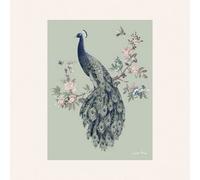 Laura Ashley Belvedere Print In A Wood Frame - 30 X 40Cm