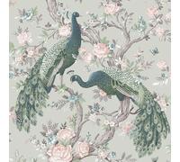 Laura Ashley Belvedere Sage Green Wallpaper One Size Green