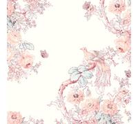 Laura Ashley Birtle Blush Pink Floral Matt Mural