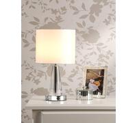 Laura Ashley Blake Rechargeable Table Lamp Silver